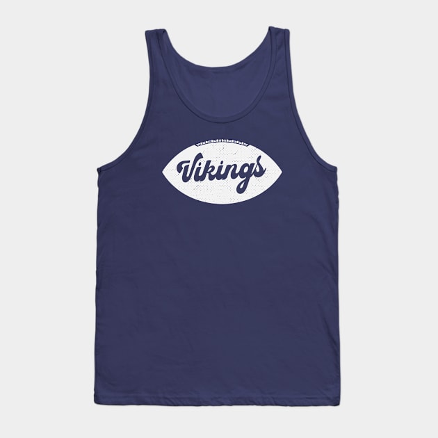 Retro Vikings Football Tank Top by SLAG_Creative